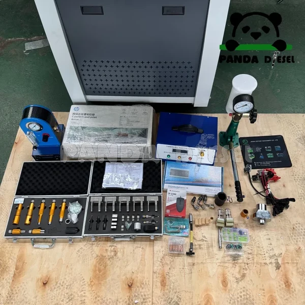 CR1016 منصة اختبار حاقن السكك المشتركة مع أنبوب زجاجي
