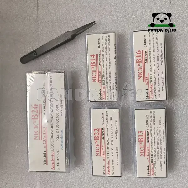 500 قطعة، 120 شيم b14 b13 b16 b22 b26 عدة حشوات ضبط لحاقن بوش 120 كومن ريل