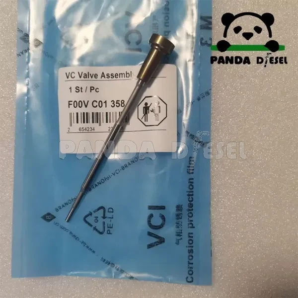 f00vc01358 مجموعة صمام حاقن بوش للسكك الحديدية المشتركة لحاقن الديزل CR 0445110358 0445110359 0445110291 0445110386 0445110409