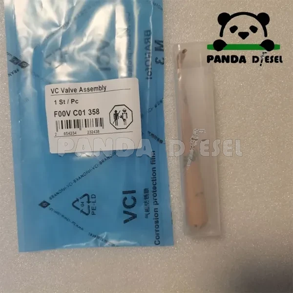 f00vc01358 مجموعة صمامات حاقن بوش (Bosch) للحقن المشترك (Common Rail) لمحركات الديزل CR، أرقام القطع: 0445110358، 0445110359، 0445110291، 0445110386، 0445110409