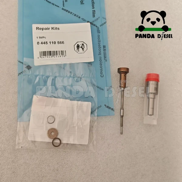 طقم حاقنات السكّة المشتركة لـ 0445110566 مع فوهة dlla156p2401 وصمام f00vc01372 (10)