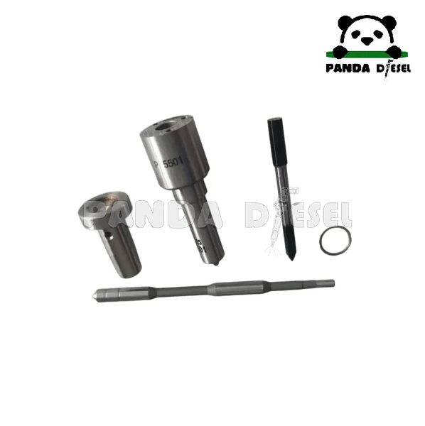 حاقن الوقود 0445120212 عدة إصلاح مع فوهة DSLA143P5501 0433175501 صمام تحكم F00RJ02130 متوافق مع محرك Cummins ISBE DAF Iveco VW New Holland TS-A