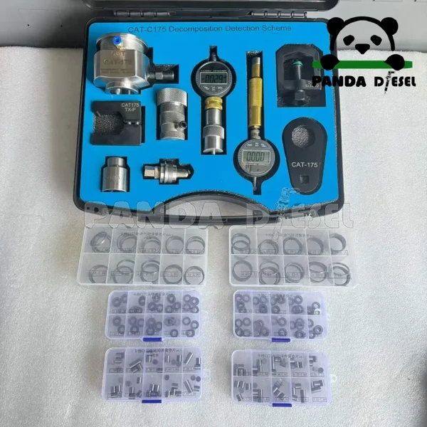 ct057 cat c175 حاقن وقود 20r 5566 20r 5567 443 9454 449 9544 عدة أدوات إصلاح مع حشوات (المصنع)
