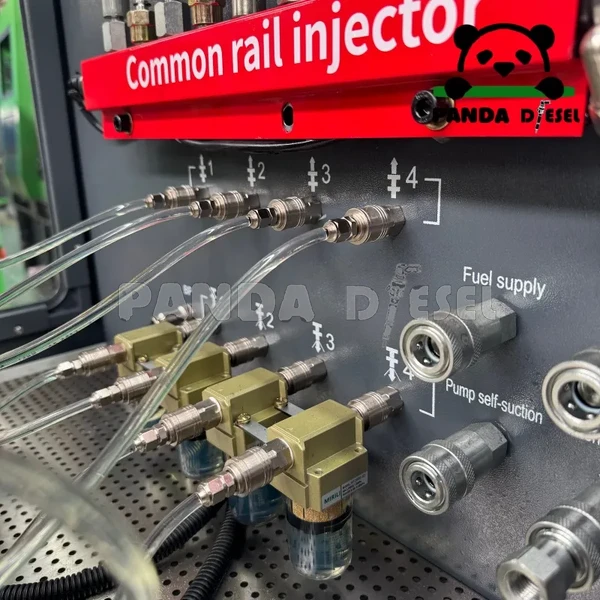 جهاز اختبار متعدد الوظائف CR 1018 للديزل، يختبر 4 قطع من الحاقنات في نفس الوقت، ومصنع منصة اختبار مضخة الوقود ذات السكة المشتركة.