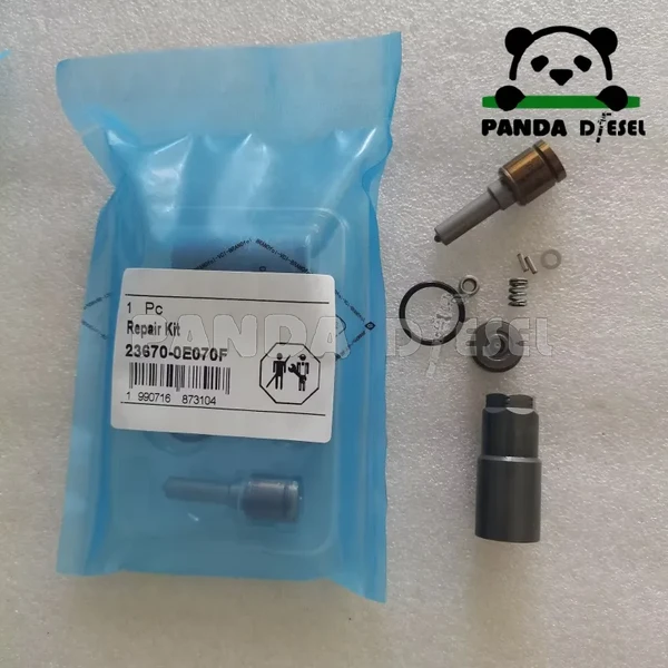 طقم إصلاح حاقن الوقود المشترك دينسو 23670-0e070 مع فوهة g4s60 وصفيحة الصمام الفوهة g4 لتويوتا هايلوكس ريفو إنوفا j08e 2kd-ftv 2gd 2.5d فورتشنر المصنع